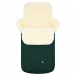 Зеленый конверт в коляску &quot;Premium Welss&quot;, натуральная овчина Hesba | Фото 1