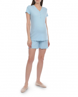 Комплект: футболка и шорты, голубой Dan Maralex Голубой, арт. 3911712113 | Фото 2