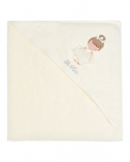 Белое полотенце с уголком La Perla Белый, арт. 53544 PANNA | Фото 2