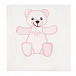 Одеяло с декором &quot;медвежонок&quot;, розовое, 80x80 см Fendi | Фото 2