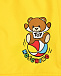 Плавки-шорты с принтом &quot;медвежонок&quot;, желтые Moschino | Фото 3