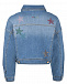 Джинсовая куртка со звездами из стразов Monnalisa | Фото 2
