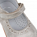 Серебристые туфли с перфорацией Beberlis | Фото 6
