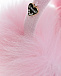 Розовые меховые наушники Il Trenino | Фото 3