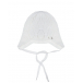 Белая шапка с декором &quot;ромбы&quot; Il Trenino | Фото 1
