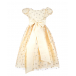 Шелковое платье кремового цвета с декором &quot;сердца&quot; Nicki Macfarlane | Фото 1