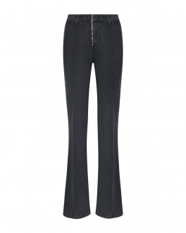 Черные джинсы клеш Paige Черный, арт. 7182F60-3898 DEEP NOIR | Фото 1