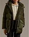 Куртка с накладными карманами и отделкой из овчины, хаки Yves Salomon | Фото 6