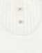 Комплект: комбинезон, шапочка и слюнявчик, кремовый Dolce&Gabbana | Фото 8
