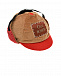 Бежевая шапка с красным козырьком GUCCI | Фото 3