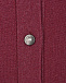 Бордовая рубашка из шерсти и шелка Panicale | Фото 8