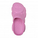 Розовые шлепки с рельефным лого Moschino | Фото 4