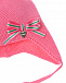 Розовая шапка с полосатым бантом Il Trenino | Фото 3