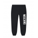 Черные спортивные брюки с белым лого Moschino | Фото 1