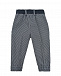 Серые брюки в полоску Emporio Armani | Фото 2