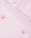 Розовый комбинезон с вышивкой Kissy Kissy | Фото 3