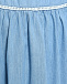 Платье с рюшами на плечах, голубое Chloe | Фото 3