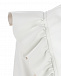 Белая куртка с оборками Monnalisa | Фото 3