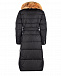 Черное пальто-пуховик с меховым воротником Freedomday | Фото 2