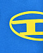Спортивные брюки с желтым лого, синие Diesel | Фото 3