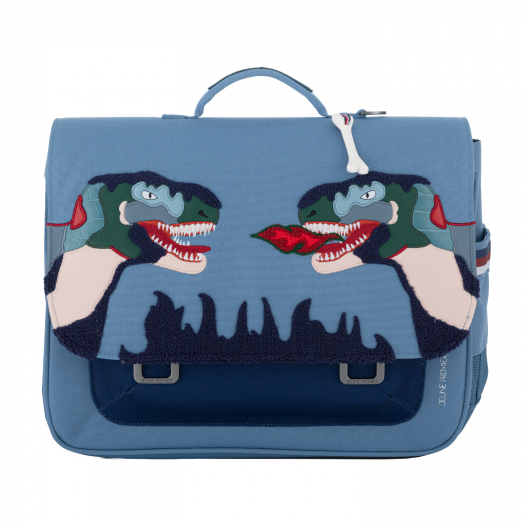 Синий портфель с декором &quot;Динозавры&quot; Jeune Premier | Фото 1