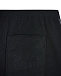 Черные флисовые брюки Poivre Blanc | Фото 4