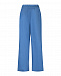 Синие брюки с поясом на кулиске Dan Maralex | Фото 6