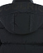 Черное пальто-пуховик с логотипом на капюшоне Woolrich | Фото 5