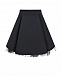 Черная юбка из габардина Monnalisa | Фото 2